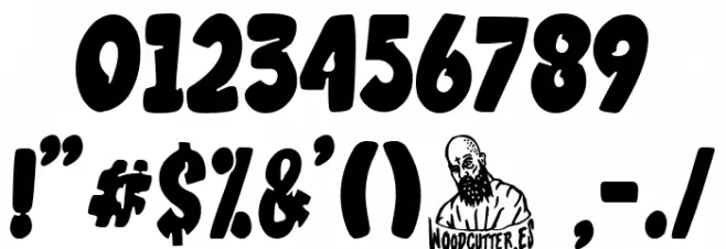 Copacabana Corporation Font Alte caractere