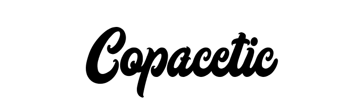 Copacetic  Frei Schriftart Herunterladen