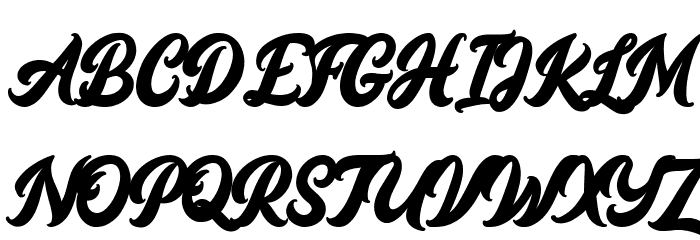 Copacetic Schriftart Groß