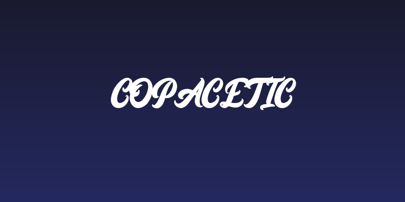 Copacetic Social Header