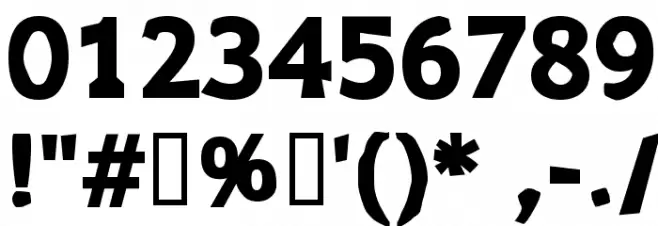 Copacetix Font OTHER CHARS