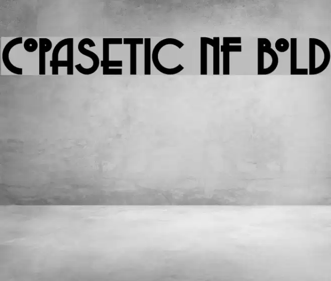 Copasetic NF Bold Font examples
