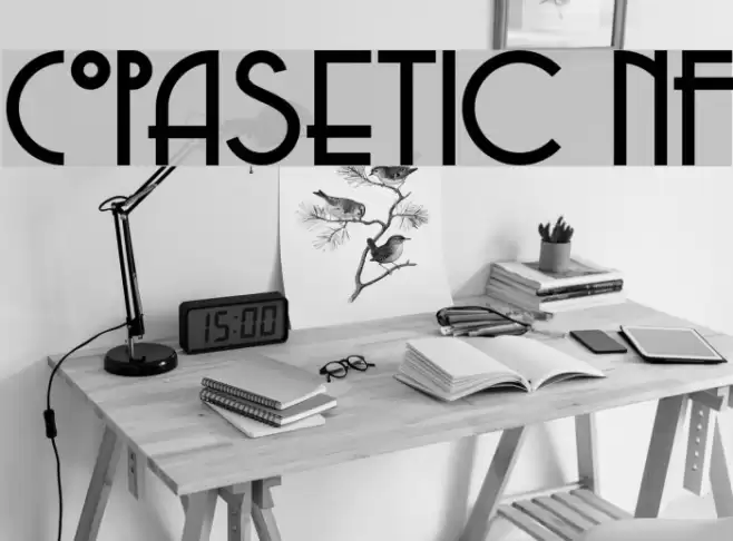 Copasetic NF Fonte examples