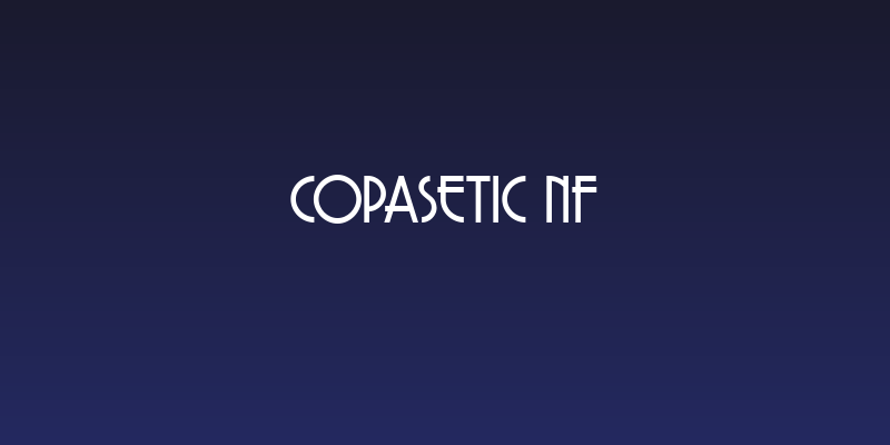 Copasetic NF Social Header