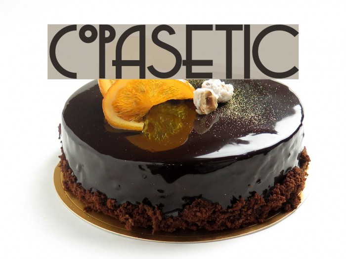 Copasetic Font examples