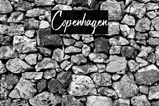 Copenhagen Font examples
