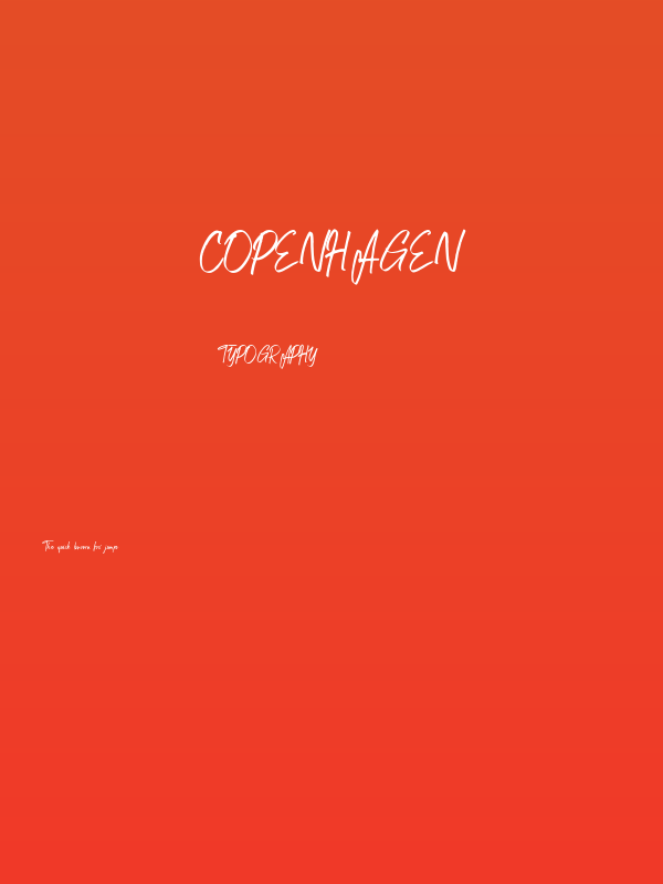Copenhagen Poster