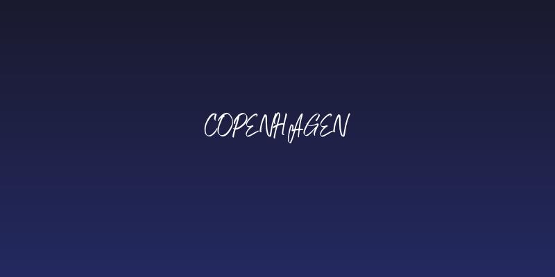 Copenhagen Social Header
