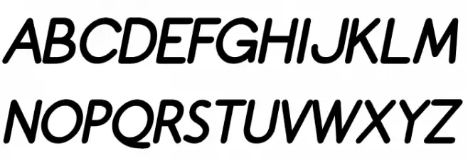 Copilme Bold Italic Fonte MAIÚSCULAS