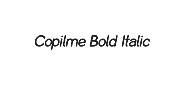 Copilme Bold Italic Logo