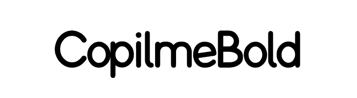 Copilme Bold  baixar fontes gratis