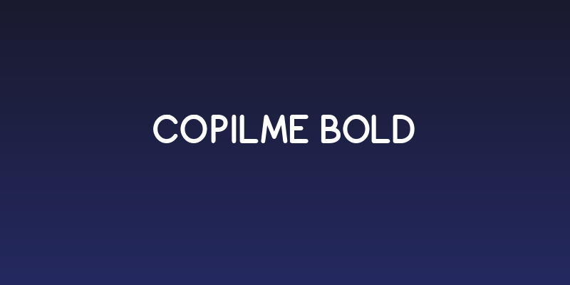 Copilme Bold Social Header