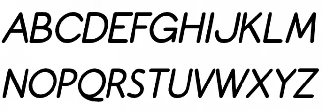 Copilme Italic Schriftart Groß