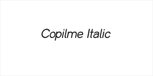 Copilme Italic Logo
