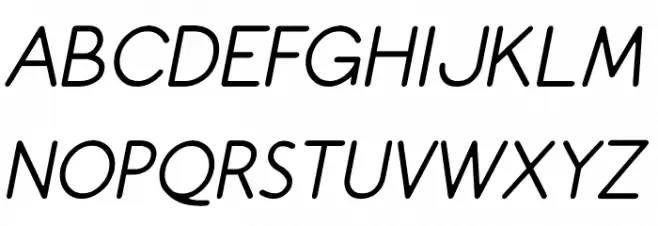 Copilme Light Italic 字体 大写