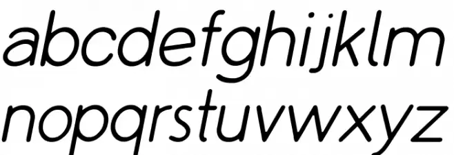 Copilme Light Italic خط أحرف صغيرة