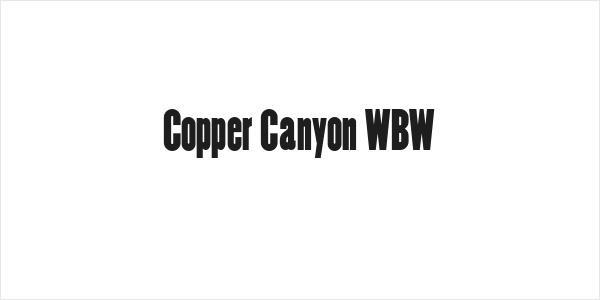 Copper Canyon WBW Logo