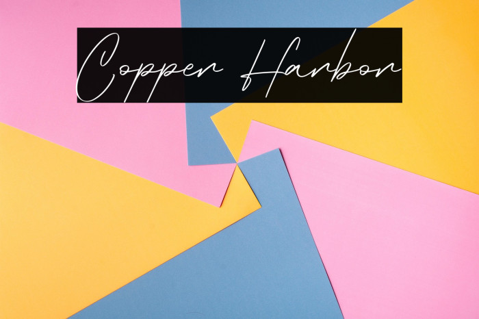 Copper Harbor Example 3