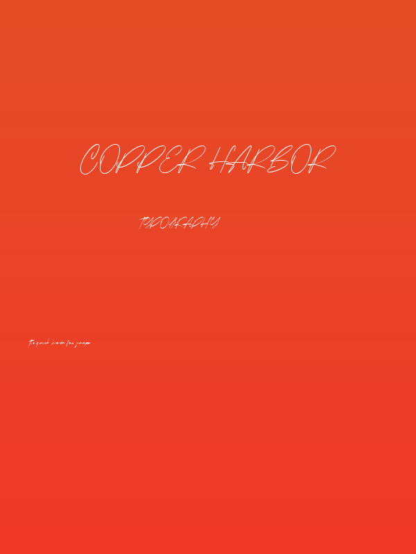 Copper Harbor Poster