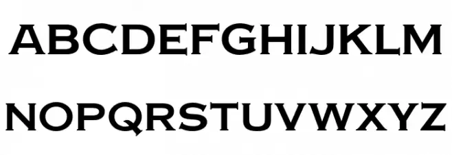 Copper Penny DTP Normal Font Litere mari
