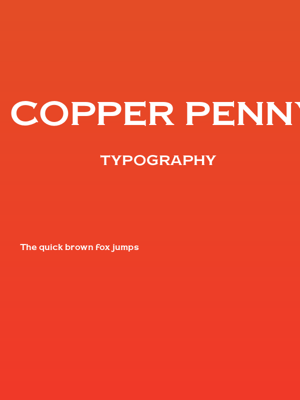 Copper Penny DTP Normal Poster