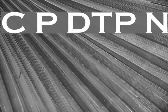 Copper Penny DTP Normal フォント examples