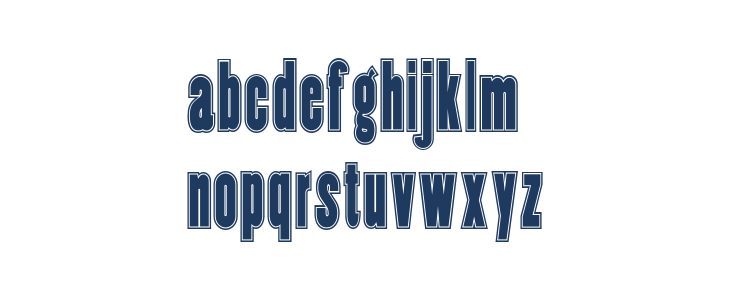 CopperCanyonInlineWBW Lowercase