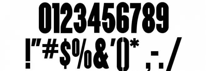 CopperCanyonWBW DemiBold Font OTHER CHARS