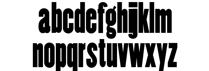 CopperCanyonWBW DemiBold Font LOWERCASE
