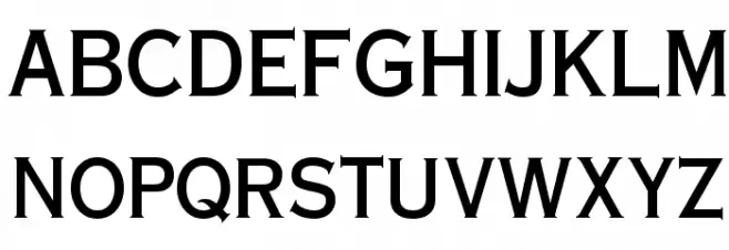 Copperplate Condensed SSi Bold Condensed Polices MAJUSCULES