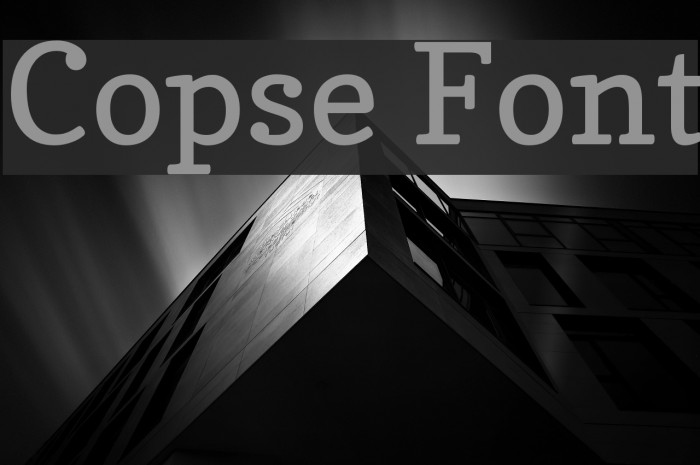 Copse Font examples
