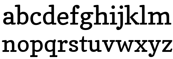 Copse Font LOWERCASE