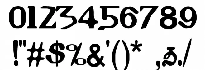 Coptic Eyes Coptic Font OTHER CHARS