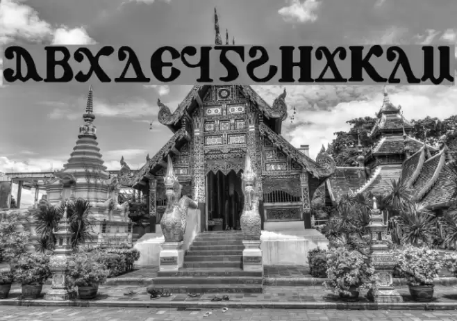 Coptic Eyes Coptic Font examples