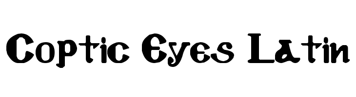 Coptic Eyes Latin لخطوط تنزيل