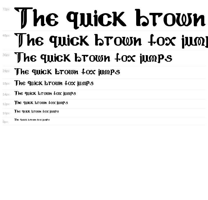 Coptic Eyes Latin Waterfall