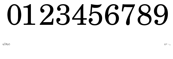 Coptic Regular Font OTHER CHARS