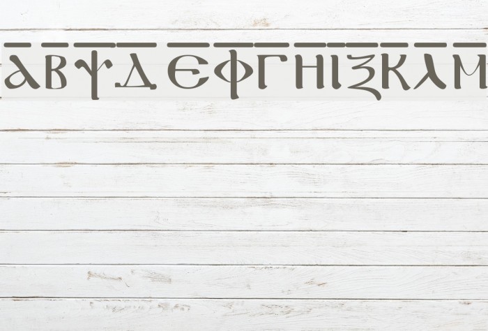 Coptic Regular Font examples