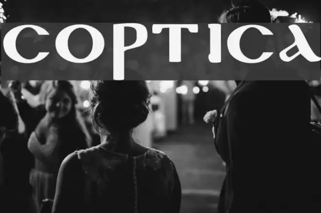 Coptica Font examples