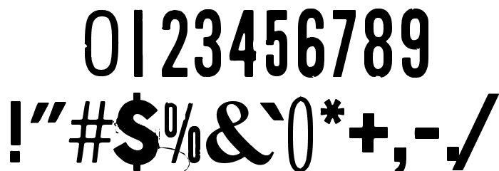 Copy 239 Font OTHER CHARS