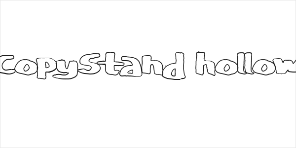 CopyStand hollow Logo