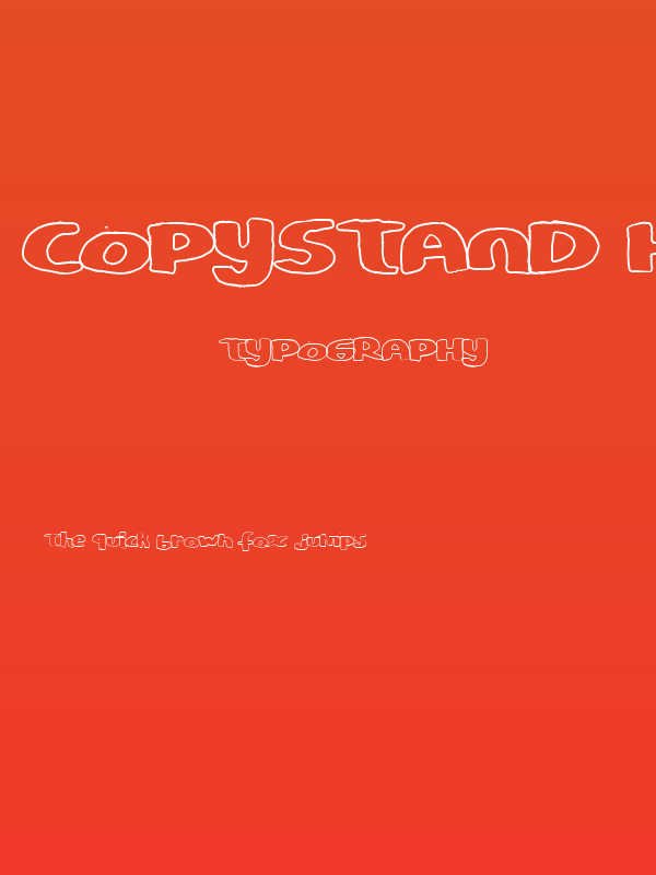 CopyStand hollow Poster
