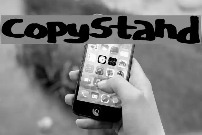CopyStand Font examples