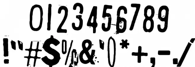 Copycat 759 Font OTHER CHARS