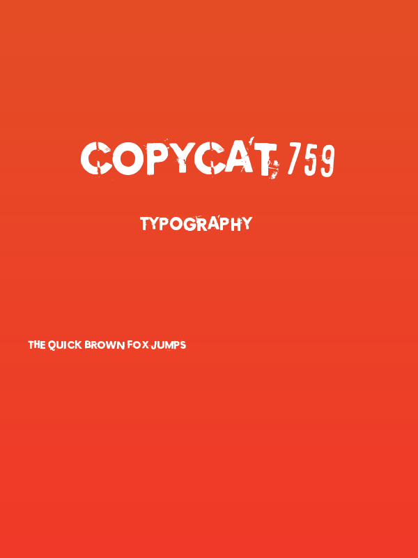 Copycat 759 Poster