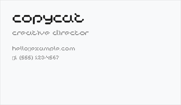 Copycat Business Card