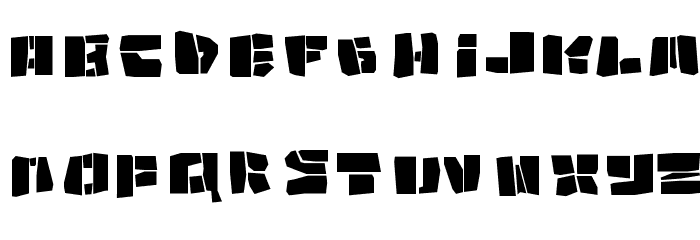 Copycut Font LOWERCASE