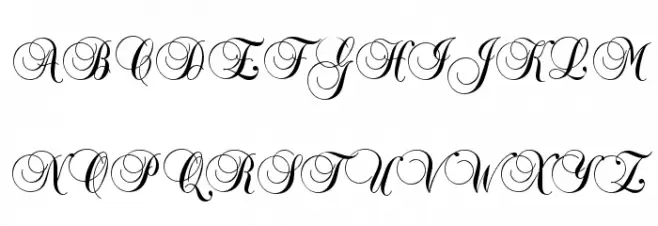 Copyist Thin Schriftart Groß
