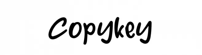 Copykey  フリーフォントのダウンロード