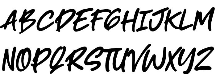 Copykey フォント 大文字